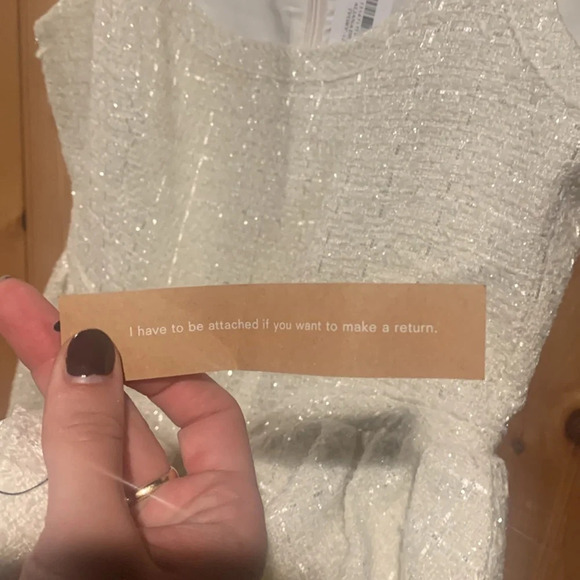 New REFORMATION Aliana tweed dress - Picture 7 of 11